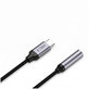 Adaptor Ultraboost USB-C To Mini Jack 3.5MM DAC, Iron Grey, Tech-Protect