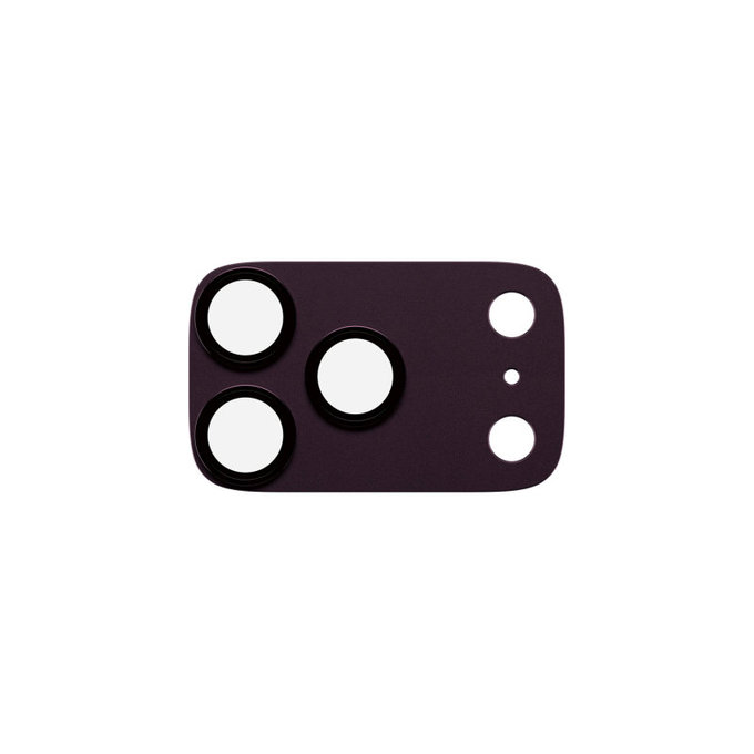 Protecție lentilă Fender pentru iPhone 18 Pro, Dark Cherry, PanzerGlass