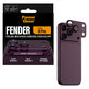 Protecție lentilă Fender pentru iPhone 18 Pro, Dark Cherry, PanzerGlass