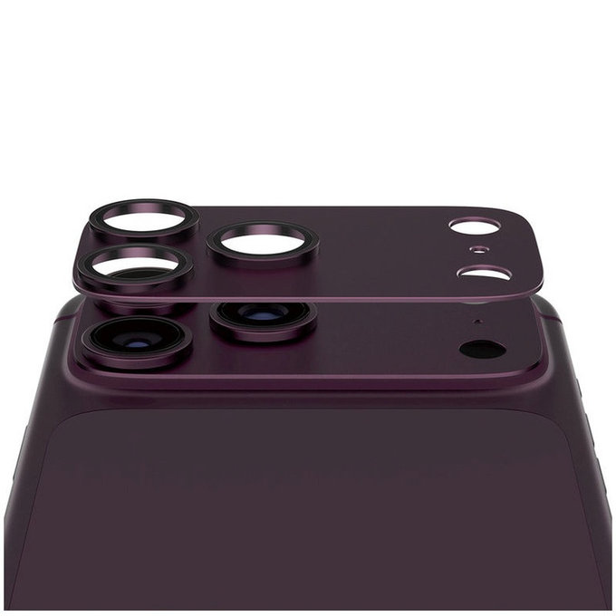Protecție lentilă Fender pentru iPhone 18 Pro Max, Dark Cherry, PanzerGlass