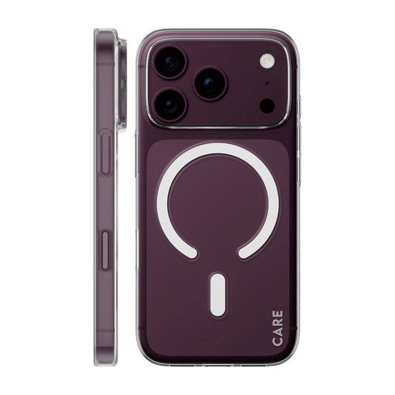 Caz SL1M cu MagSAFE pentru iPhone 18 Pro/17 Pro/16e, Transparent, PanzerGlass