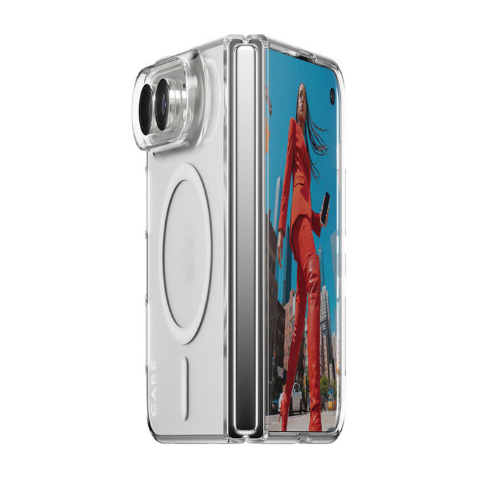 Husă SL1M cu MagSafe pentru iPhone Duo, Transparentă, PanzerGlass