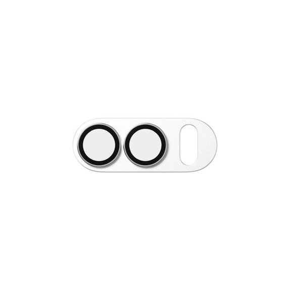 Protecție lentilă Fender pentru iPhone Duo, Alb, PanzerGlass