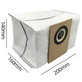 Sac de praf, 3 buc. pentru Viomi Alpha 2 PRO, V5 PRO, V5