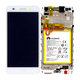 Huawei Y6 II CAM-L21 - Ecran LCD + Sticlă Tactilă + Ramă + Baterie (White) - 02350VRS Genuine Service Pack