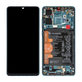 Huawei P30 - Ecran LCD + Sticlă Tactilă + Ramă + Baterie (Aurora Blue) - 02352NLN, 02354HRH, 02354HNJ Genuine Service Pack
