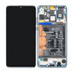 Huawei P30 Lite - Ecran LCD + Sticlă Tactilă + Ramă + Baterie (Peacock Blue) - 02352RQA Genuine Service Pack