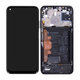 Huawei P40 lite - Ecran LCD + Sticlă Tactilă + Ramă + Baterie (Midnight Black) - 02353KFU Genuine Service Pack