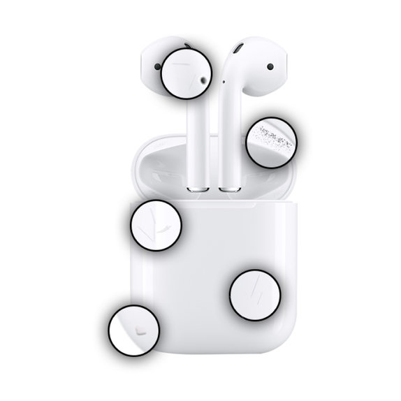 Apple AirPods (2nd Gen) cu carcasa wireless B Recondiționat