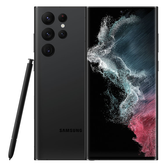 Samsung Galaxy S22 Ultra S908B Phantom Black 256GB B Recondiționat
