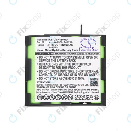 Baterie pentru Compex MI-Fitness, 2000mAh, Ni-MH, 4.8V, 941213, HQ