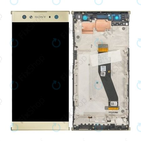 Sony Xperia XA2 Ultra Dual - Ecran LCD + Sticlă Tactilă + Ramă (Gold) - 78PC2300040 Genuine Service Pack