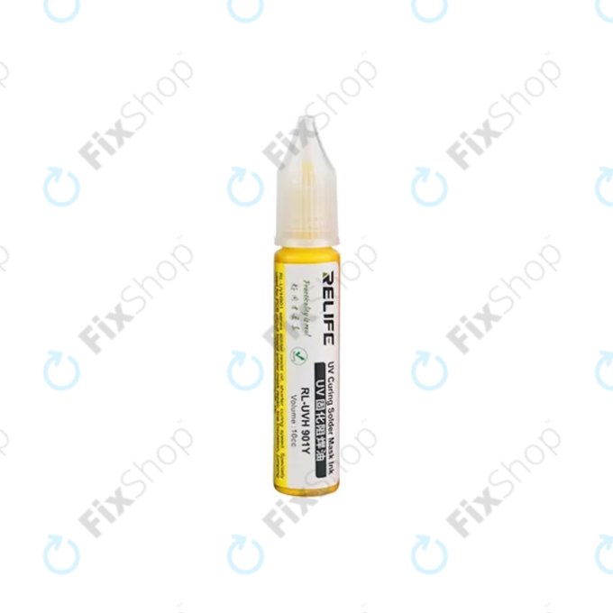 Relife RL-901Y - Mască UV Rezistentă de lipit - 10ml (Galben)