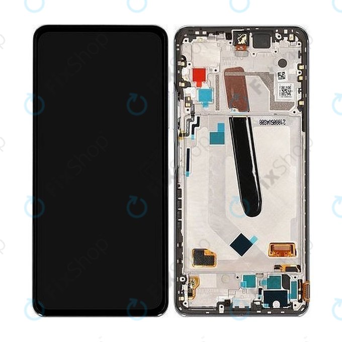 Xiaomi Poco F3 - Ecran LCD + Sticla Tactilă + Ramă (Artic White) - 560005K11A00 Genuine Service Pack