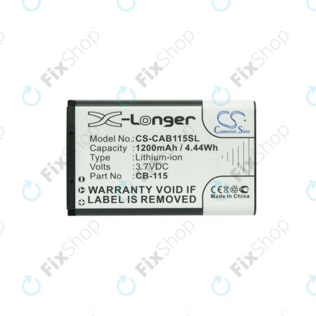 Baterie pentru CAT B100, 1200mAh, Li-Ion, 3.7V, CB-115, HQ