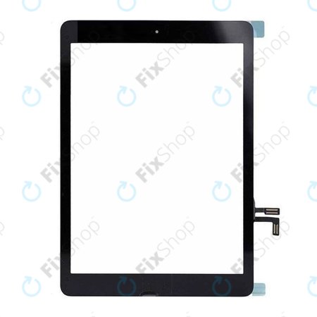 Apple iPad Air - Sticlă Tactilă + Buton Acasă (Black)
