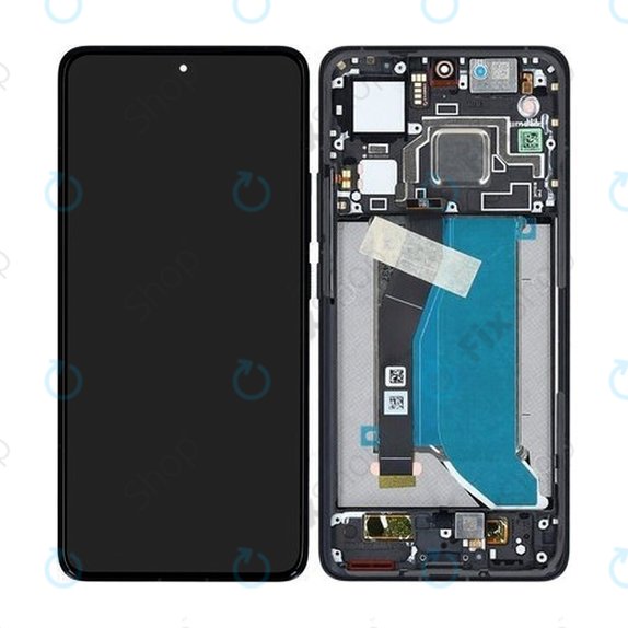 Xiaomi 14T Pro - Ecran LCD + Sticlă Tactilă + Ramă (Titan Black) - 56001500N1200 Genuine Service Pack