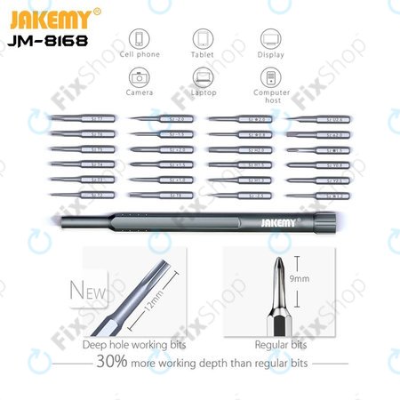 Jakemy JM-8168 - Set de Unelte de service pentru service electronic 24în1