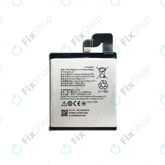 Lenovo VIBE X2, S90 - Baterie BL231 2300mAh