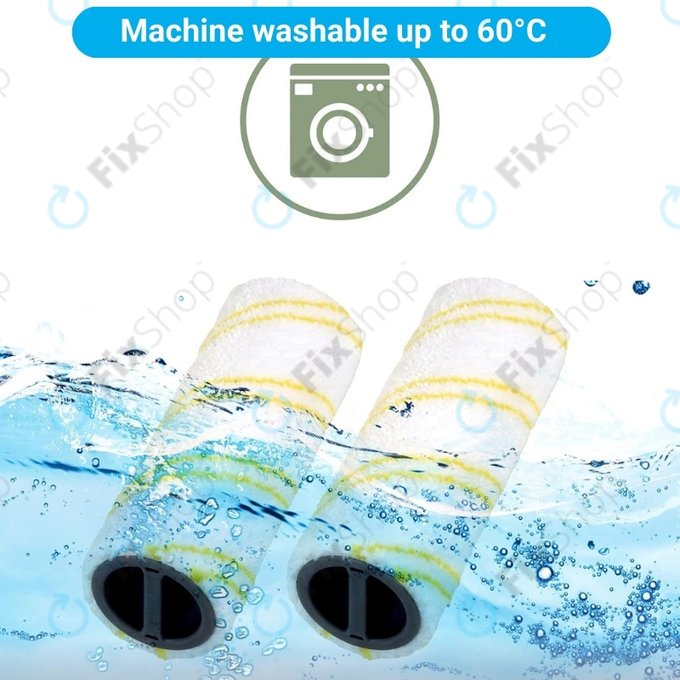 Kärcher FC 3, FC 5, FC 7 - Set de role pentru toate tipurile de suprafete (Galben)