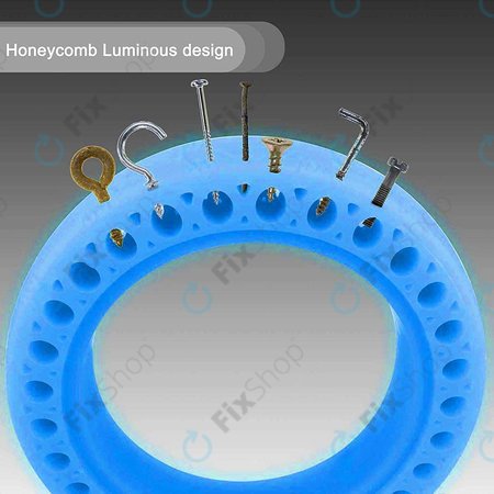 Xiaomi Mi Electric Scooter 1S, 2 M365, Essential, Pro, Pro 2 - Anvelopă Durabilă Completă Tubeless (Blue Fluorescent)