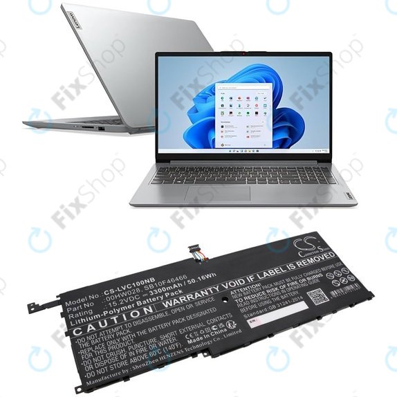 Baterie pentru Lenovo X1, 3300mAh, Li-Pol, 15.2V, 00HW028, HQ