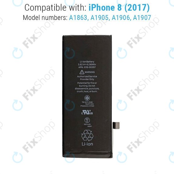 Baterie pentru iPhone 8, 1821mAh, FixPremium