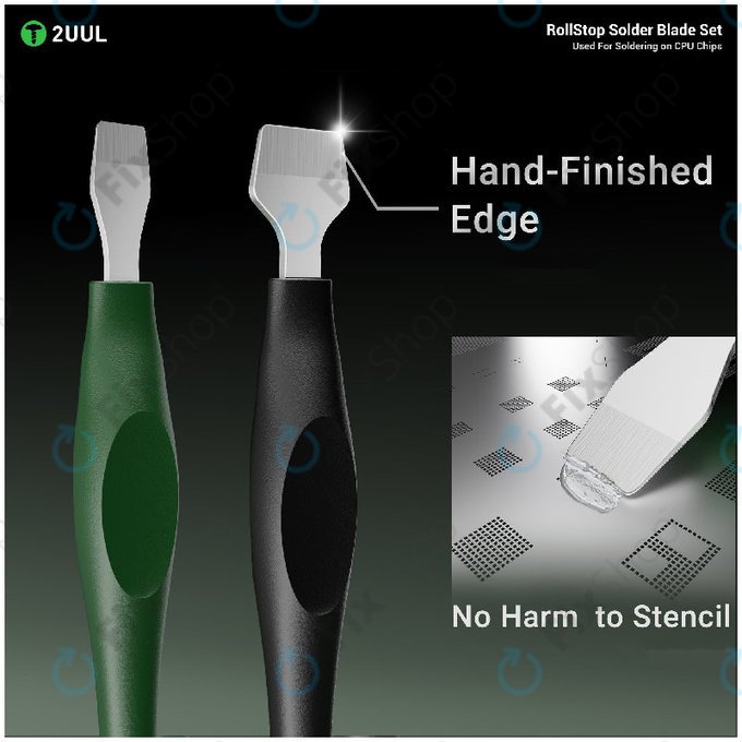 Set lame pentru curățarea cipului IC și îndepărtarea adezivului, 2UUL DA19