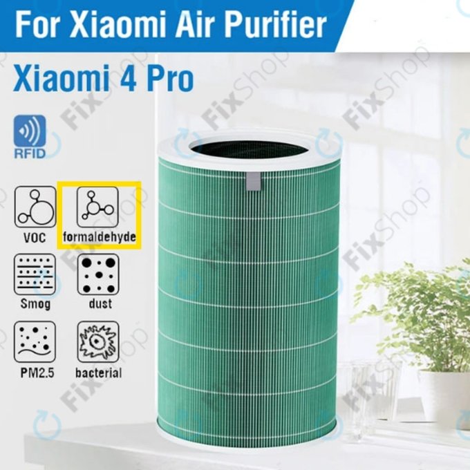 Xiaomi Mi Mijia Air Purifier 4 Pro - Filtru HEPA (Strat catalitic) (Verde)