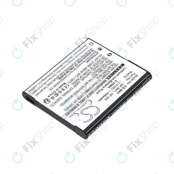 Baterie pentru Sony Cyber-Shot DSC-TX20, TX9, 630mAh, Li-Ion, 3.7V, NP-BN1, HQ