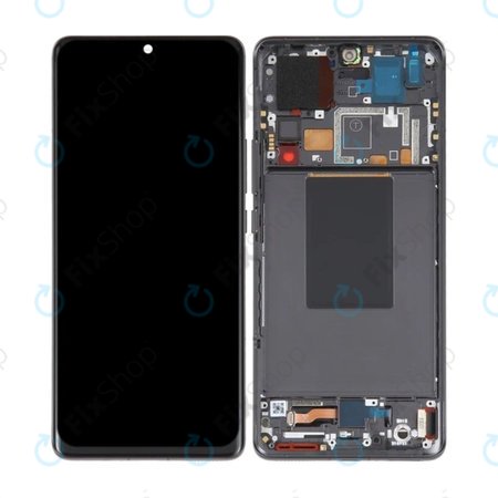 Xiaomi 12 Pro 2201122C 2201122G - Ecran LCD + Sticlă Tactilă + Ramă (Black) OLED