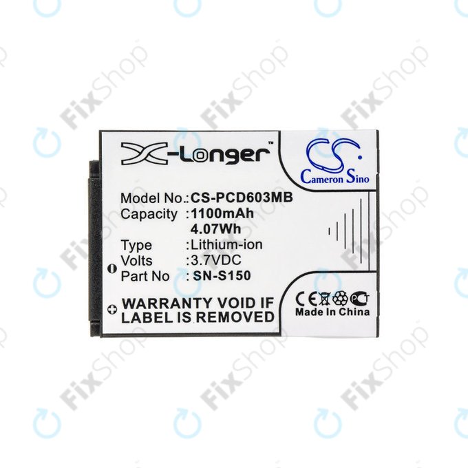 Baterie pentru Philips SCD 603, 1100mAh, Li-ion, 3.7V, SN-S150, HQ