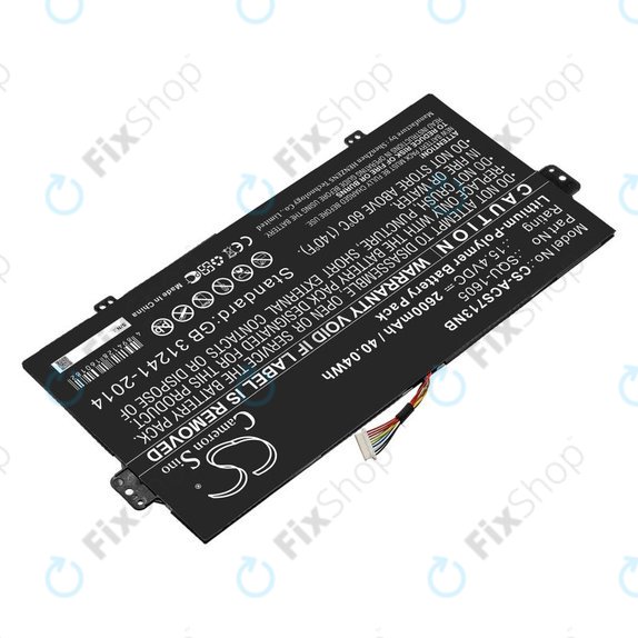 Baterie pentru Acer SF713-51, 2600mAh, Li-Pol, 15.4V, SQU-1605, HQ