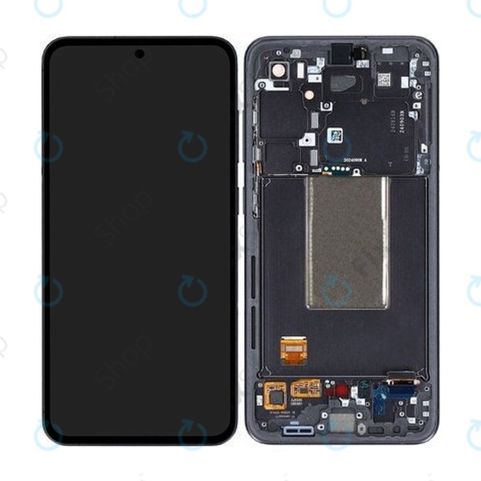 Samsung Galaxy S24 FE - Ecran LCD + Sticlă Tactilă + Ramă (Graphite) - GH82-35848A Genuine Service Pack