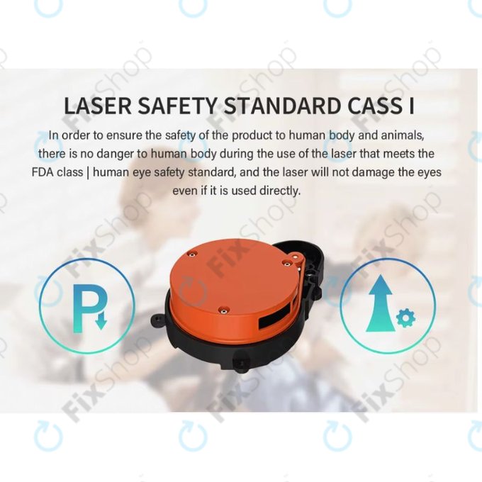 Xiaomi Roborock S4 Max, S5, S5 Max, S6, S6 MaxV, S6 Pure, S7, Mijia 1S - Senzor de distanță cu laser