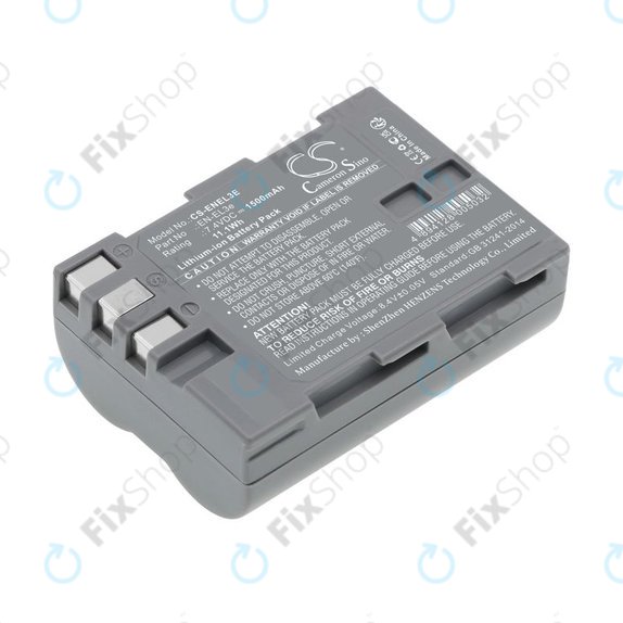 Baterie pentru Nikon D100, D200, D50, D70, D70s, D80, D300S, D700, D90, D300, 1500mAh, Li-Ion, 7.4V, EN-EL3e, HQ