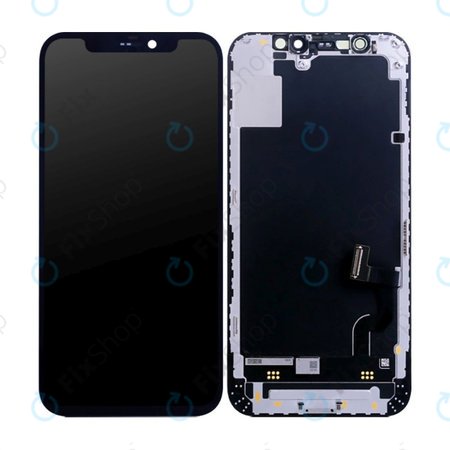 Apple iPhone 14 - Ecran LCD + Sticlă Tactilă + Ramă Hard OLED FixPremium