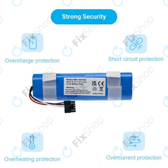 Xiaomi Mi Robot Vacuum Mop Pro (P), 2 (Mijia 2C), Viomi V2 Pro, Proscenic LDS M7 - Baterie STYJ02YM, MH1-4S1P-SC Li-Ion 14.8V 3400mAh
