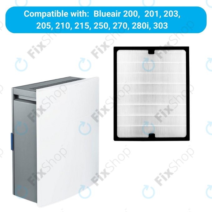 Blueair 200-series, 300-series - Filtru HEPA (Carbon activ)