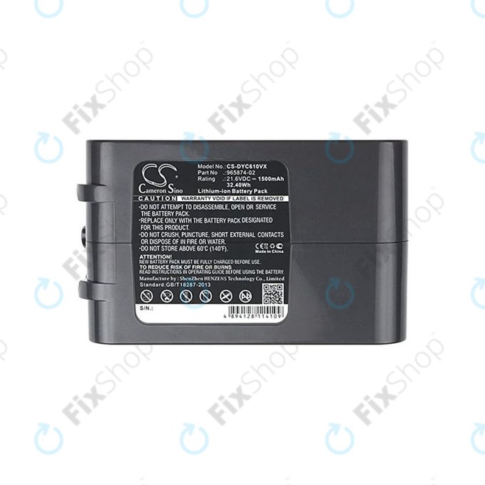 Dyson DC-series, V6 - Baterie 965874-02 Li-Ion 21.6V 1500mAh HQ