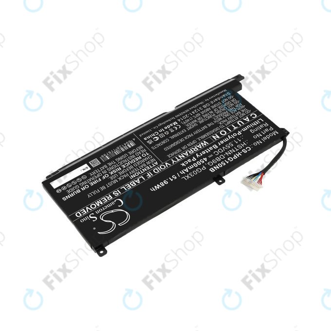 Baterie pentru HP Pavilion Gaming 15,16, Spectre X360 15, 4500mAh, Li-Pol, 11.55V, 3ICP6/60/72, HQ