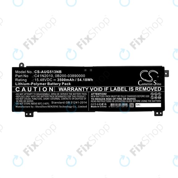 Baterie pentru Asus ROG Strix G15, G17, 3500mAh, Li-Pol, 15.48V, C41N2010, HQ