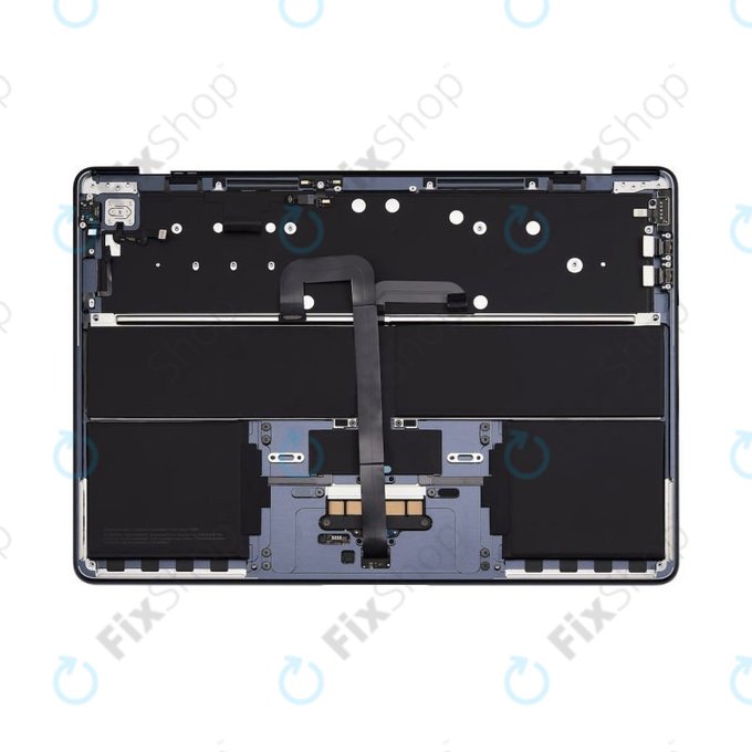 Ramă superioară tastatură pentru MacBook Air 13", A3113 (2024), cu tastatură US și baterie, Midnight, 661-40230, Genuine Apple