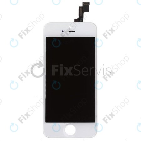 Apple iPhone 5S, SE - Ecran LCD + Sticlă Tactilă + Ramă (White) TFT