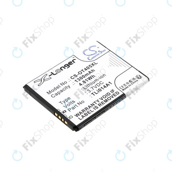 Baterie pentru Alcatel OneTouch Evolve, 1300mAh, Li-Ion, 3.7V, TLi014A1, HQ