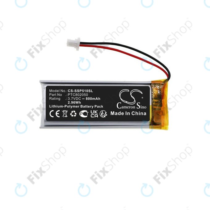 Baterie pentru Sena Gt-Air II, J-Cruise II, Shoei Neotec II, SRL-01, SRL2, 800mAh, Li-Pol, 3.7V, PTC802050, HQ