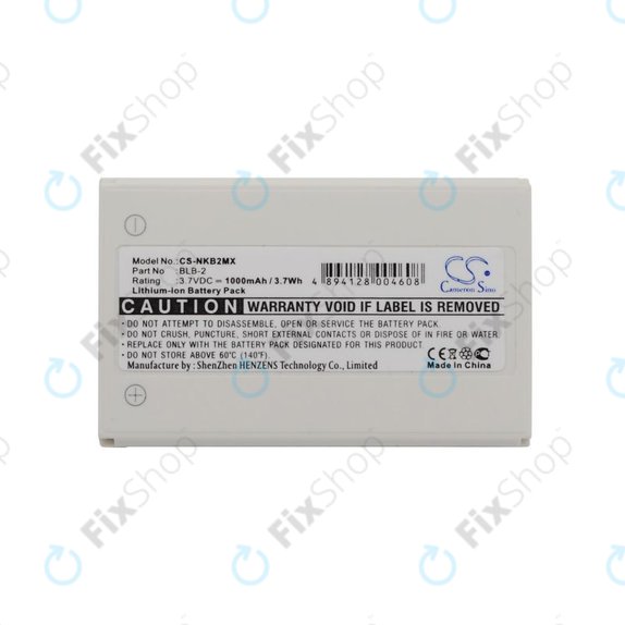 Baterie pentru Nokia 3610, 6510, 8310, 1000mAh, Li-Ion, 3.7V, BLB-2, HQ