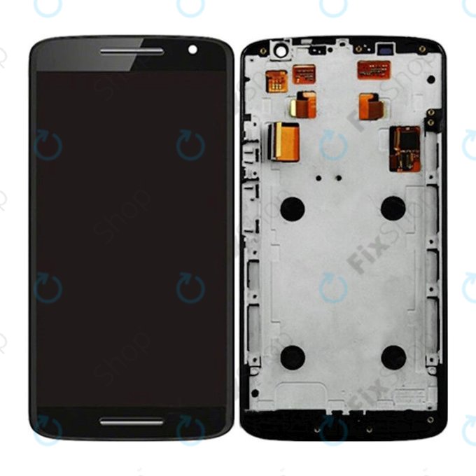 Motorola Moto X Play XT1562 - Ecran LCD + Sticlă Tactilă + Ramă (Black) TFT