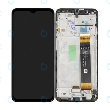 Samsung Galaxy A23 4G A235F - Ecran LCD + Sticlă Tactilă + Ramă (Black) - GH82-28563A, GH82-28657A Genuine Service Pack