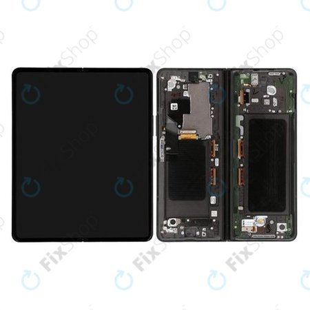 Samsung Galaxy Z Fold 3 F926B - Ecran LCD + Sticlă Tactilă + Ramă (Phantom Black) - GH82-26283A, GH82-26284A Genuine Service Pack